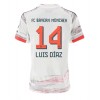 Bayern Munich Luis Diaz #14 Bortedrakt Kvinner 2025-26 Kortermet